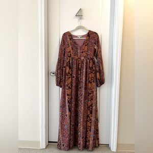 BTFL-Life Semira Floral Long Sleeve Maxi Dress